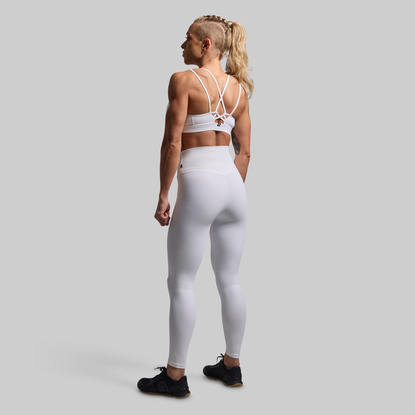 Lotus Sports Bra (White)