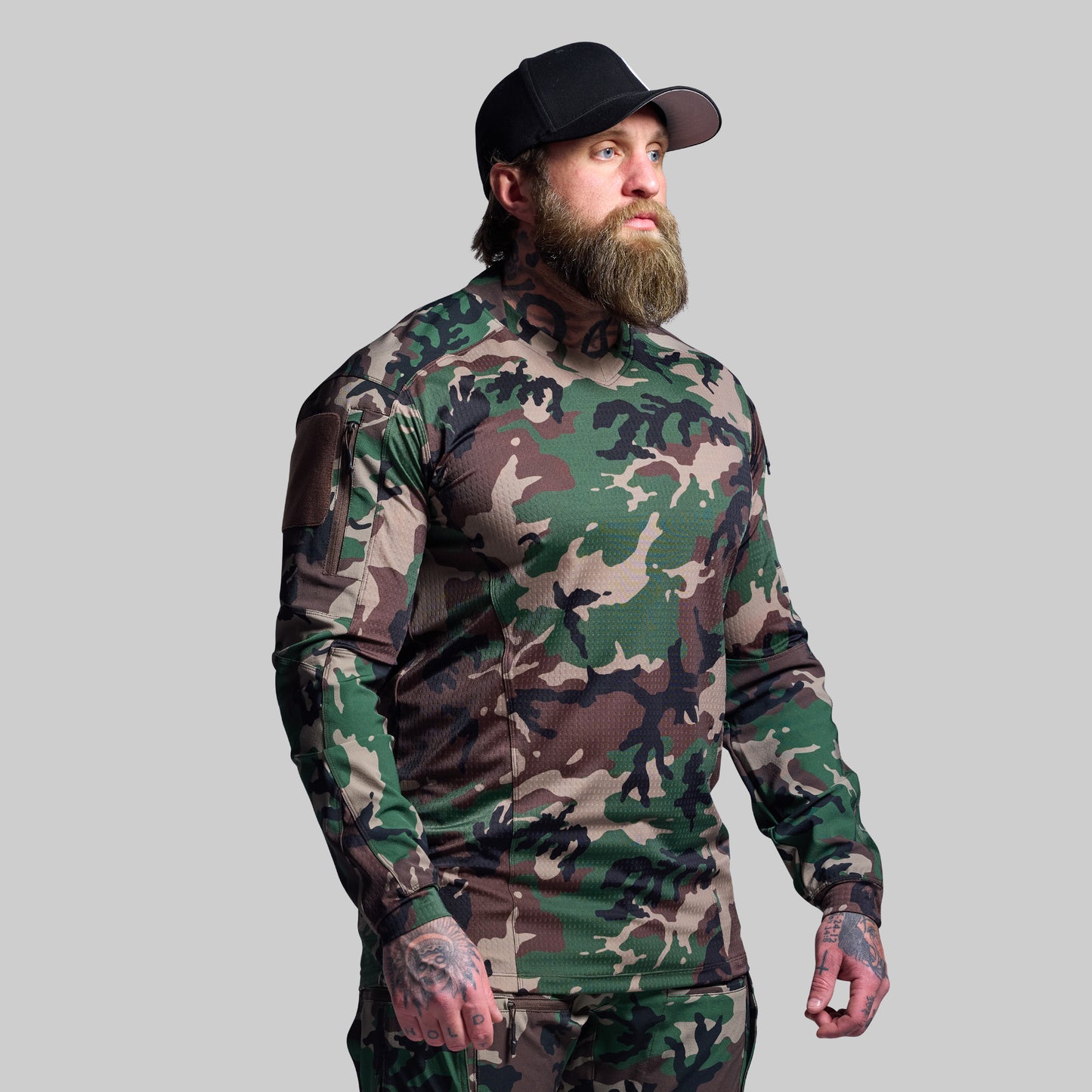 Long Sleeve Op Top Pro (Woodland)