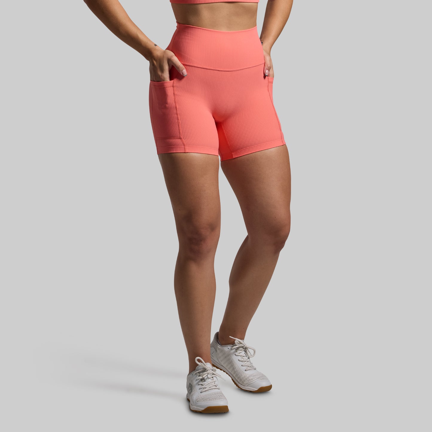 All or Nothing Short (Hot Peach)