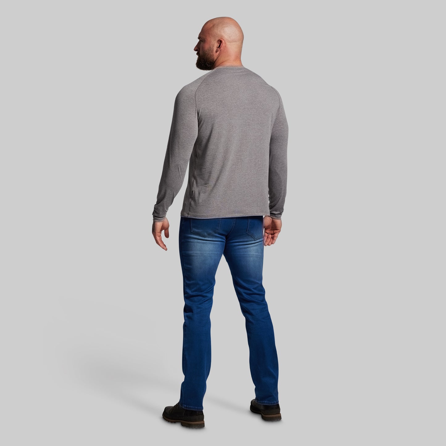 BP Premium Basic Henley (Heather Grey)