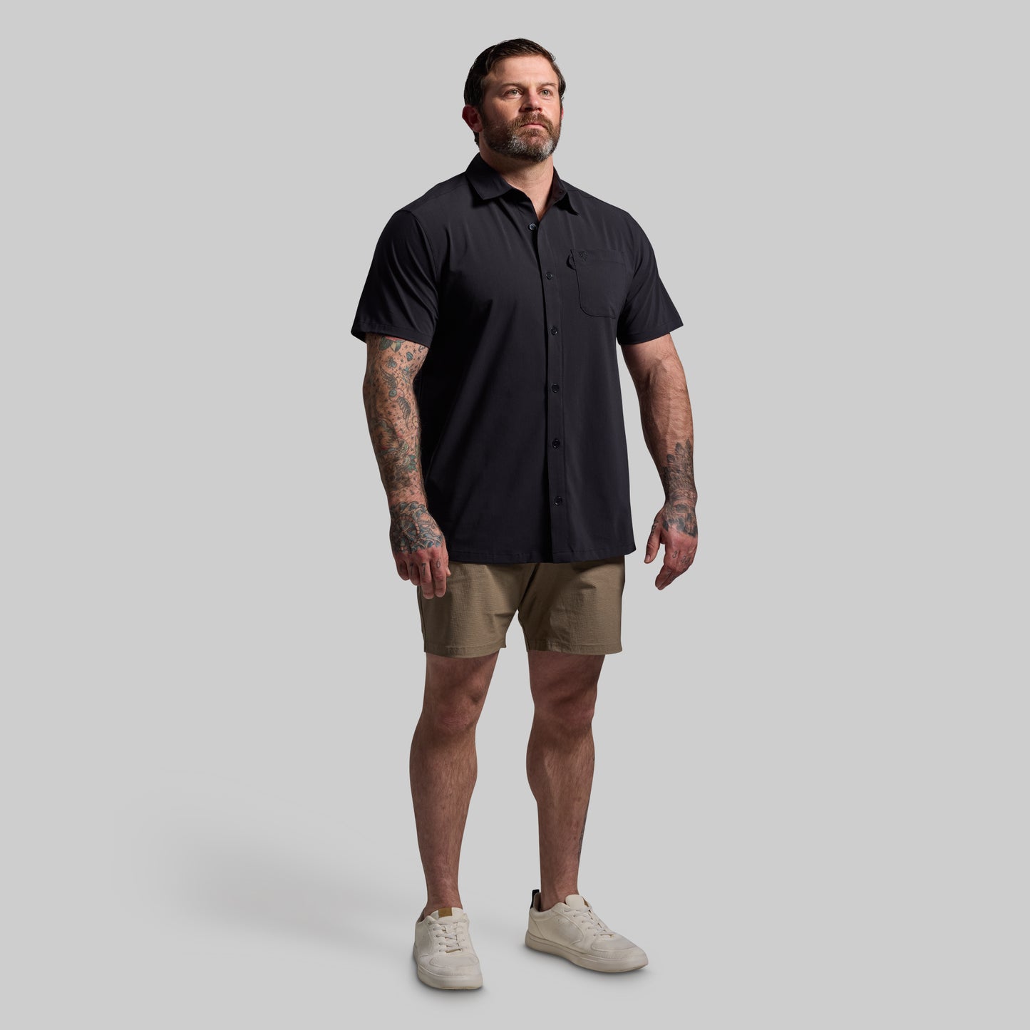 Voyager Button Up 2.0 (Black)