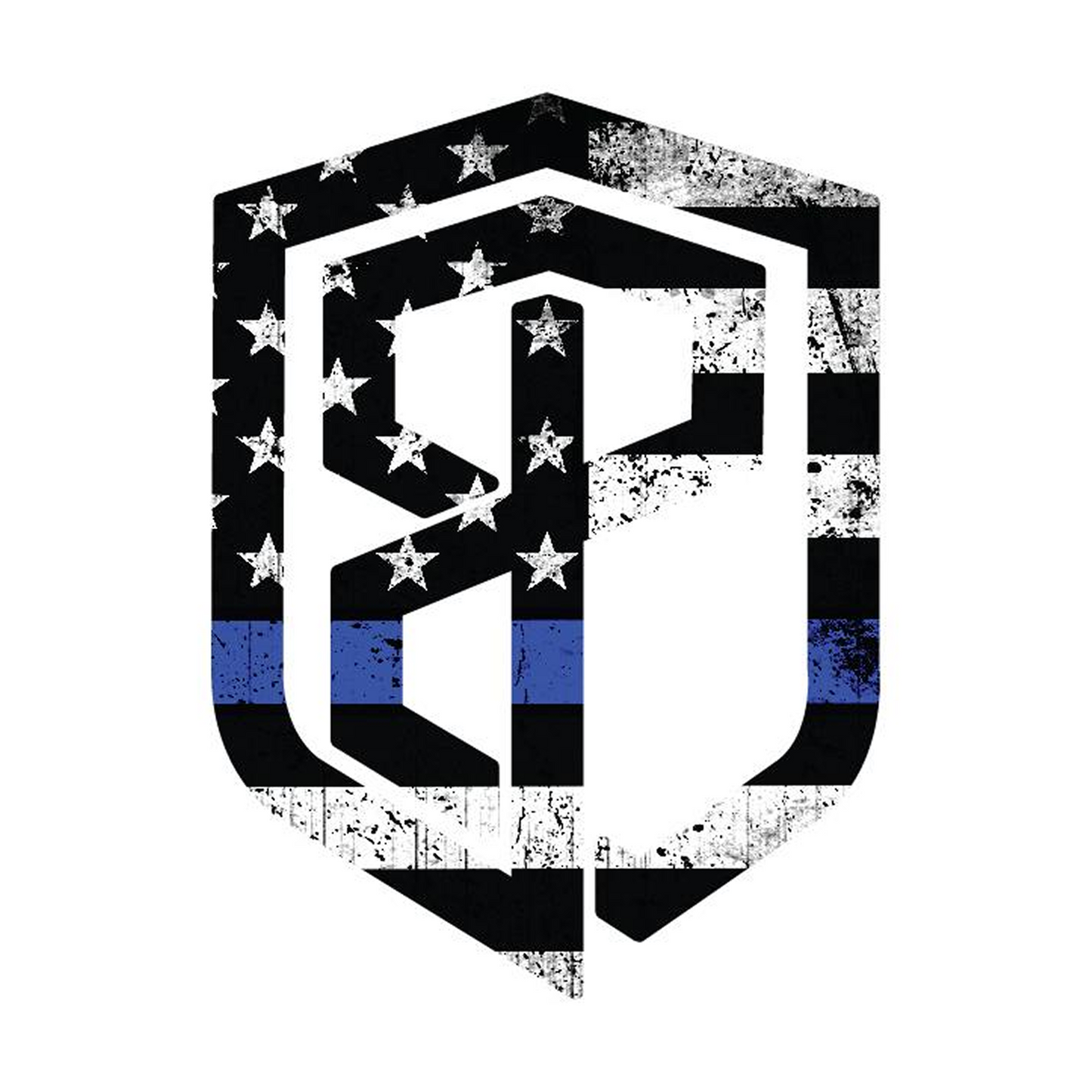 Born Primitive Decal (Thin Blue Line)