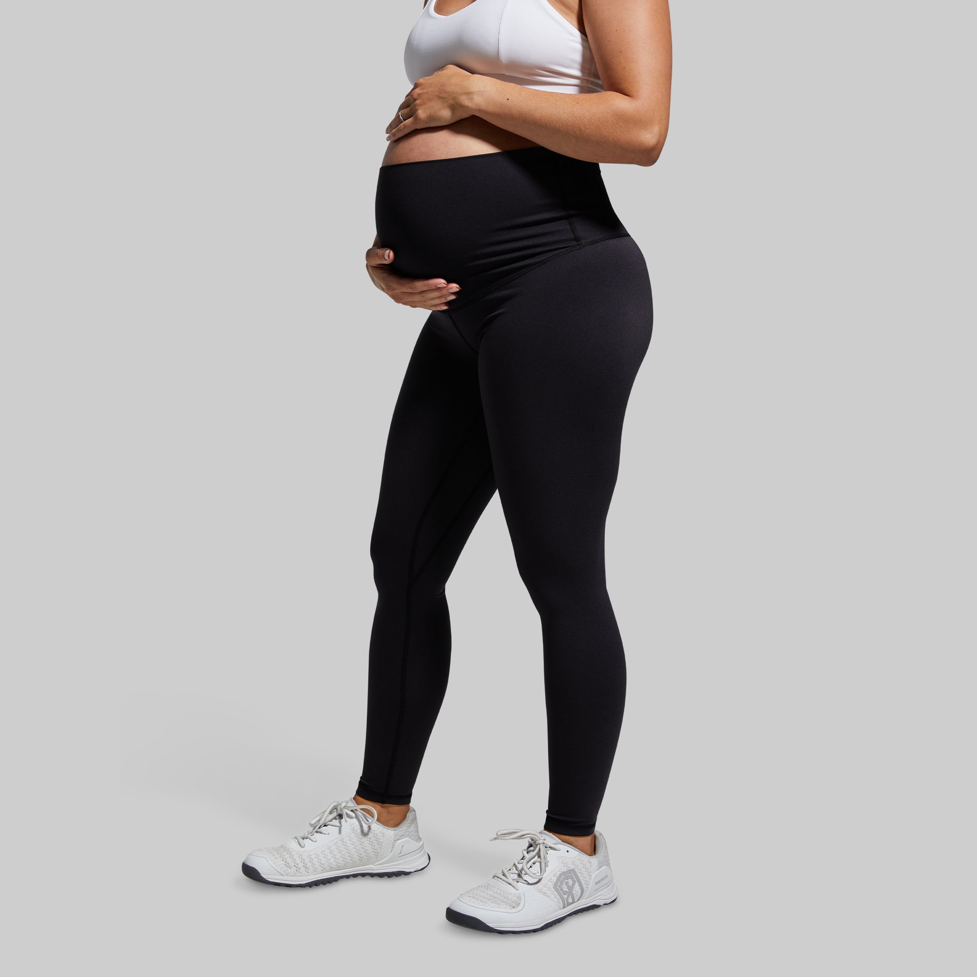 Black Leggings, Maternity, Full Length