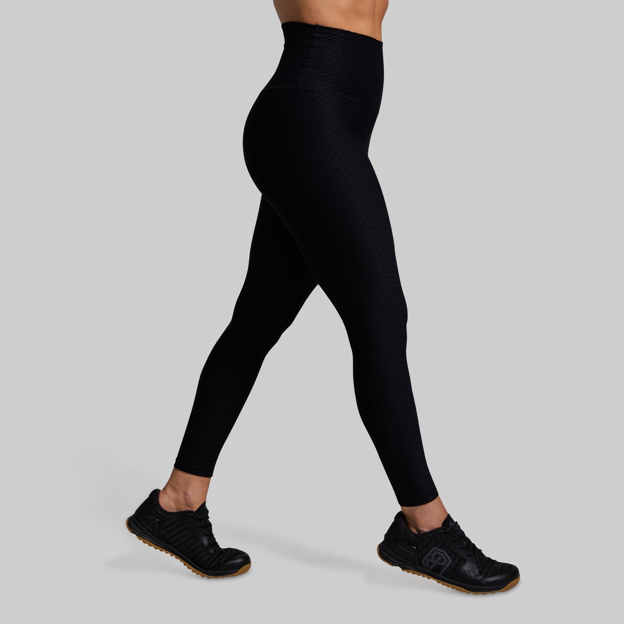 Bellis Activewear - Shiny Lycra Legging - I Black XXS | hipicon