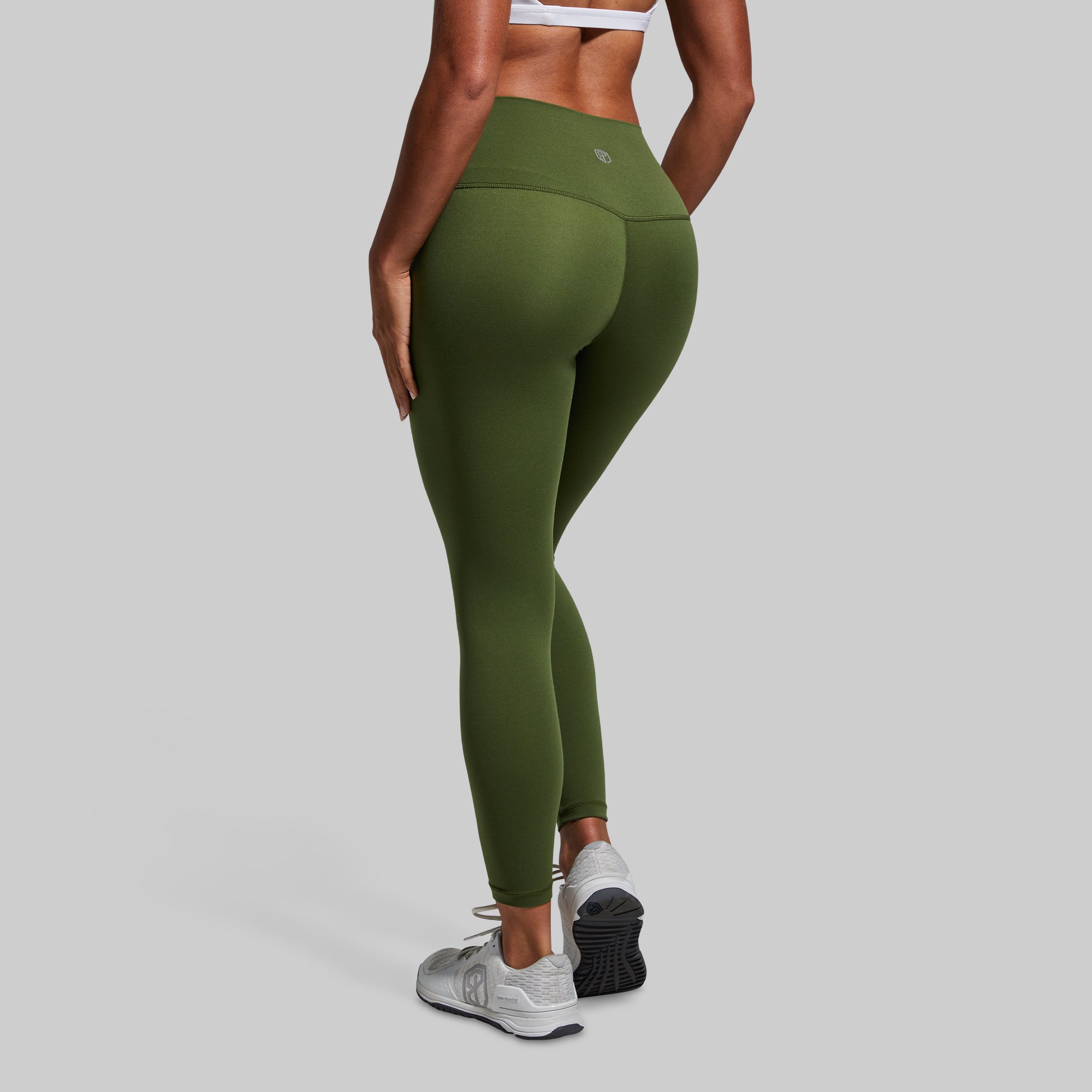 Army Green High Waisted SPORTI™ Leggings - Best Life Now LLC