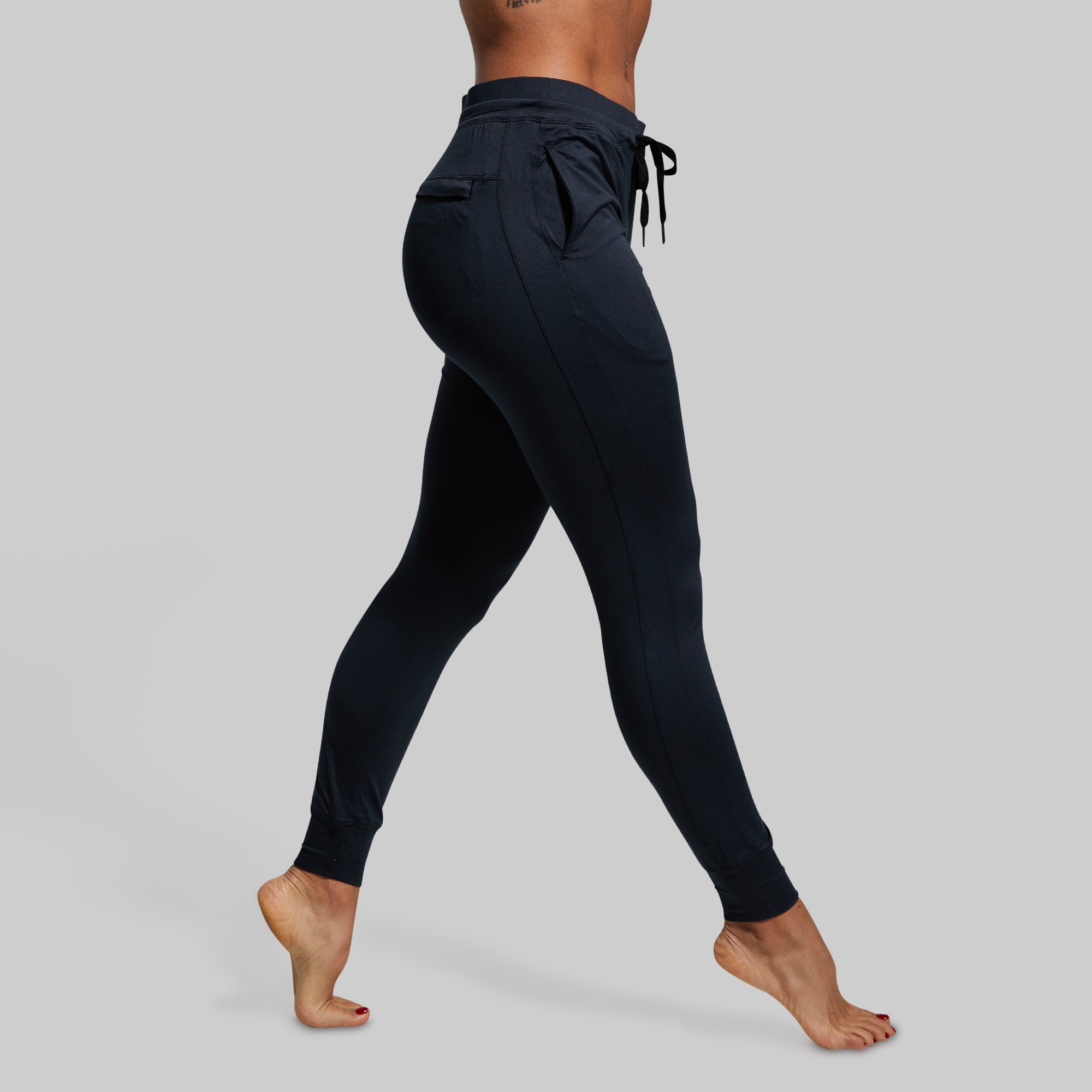 High waisted casual joggers / green - Untamed Athletics