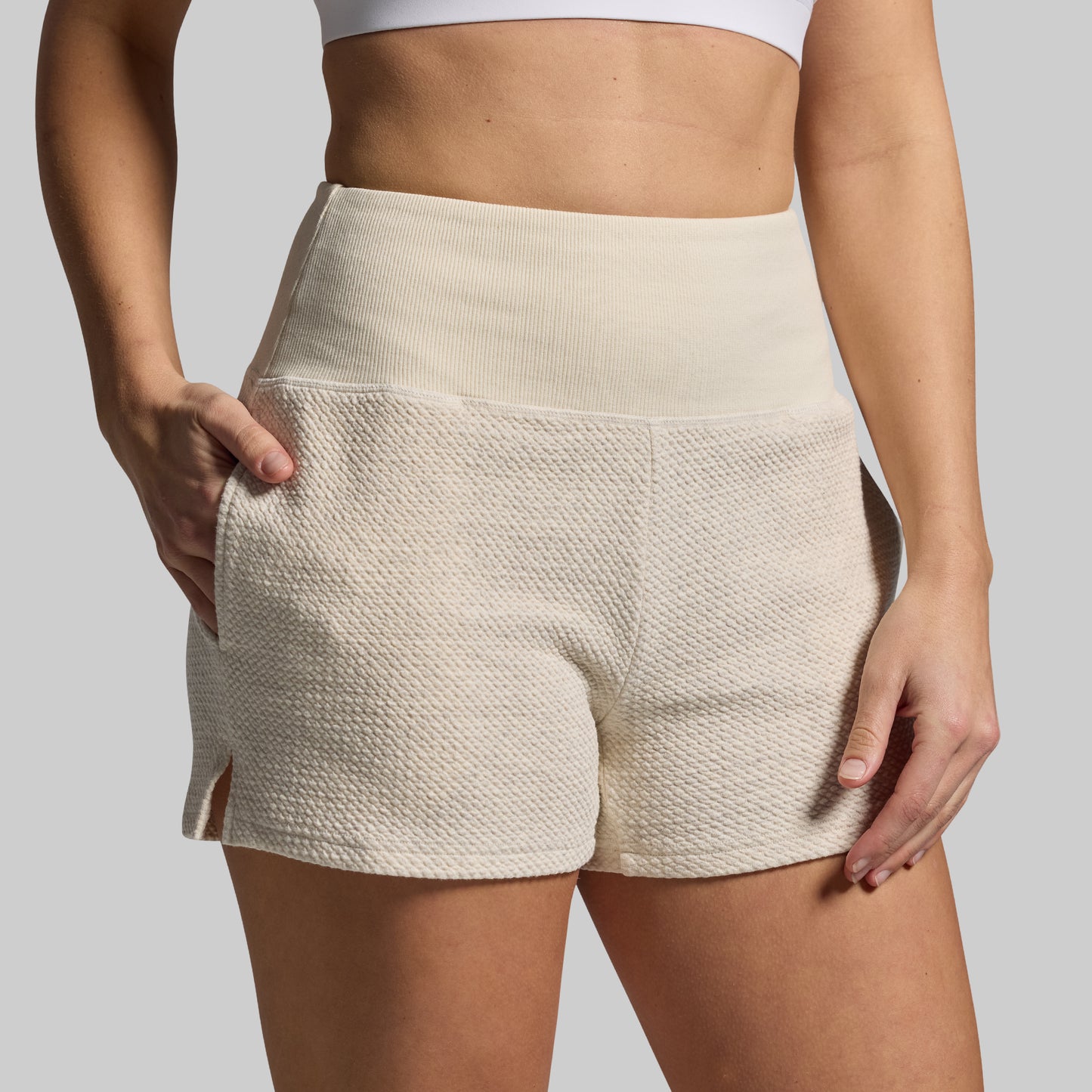 Women's Revive Cloud Short Set (Heather Oatmeal)