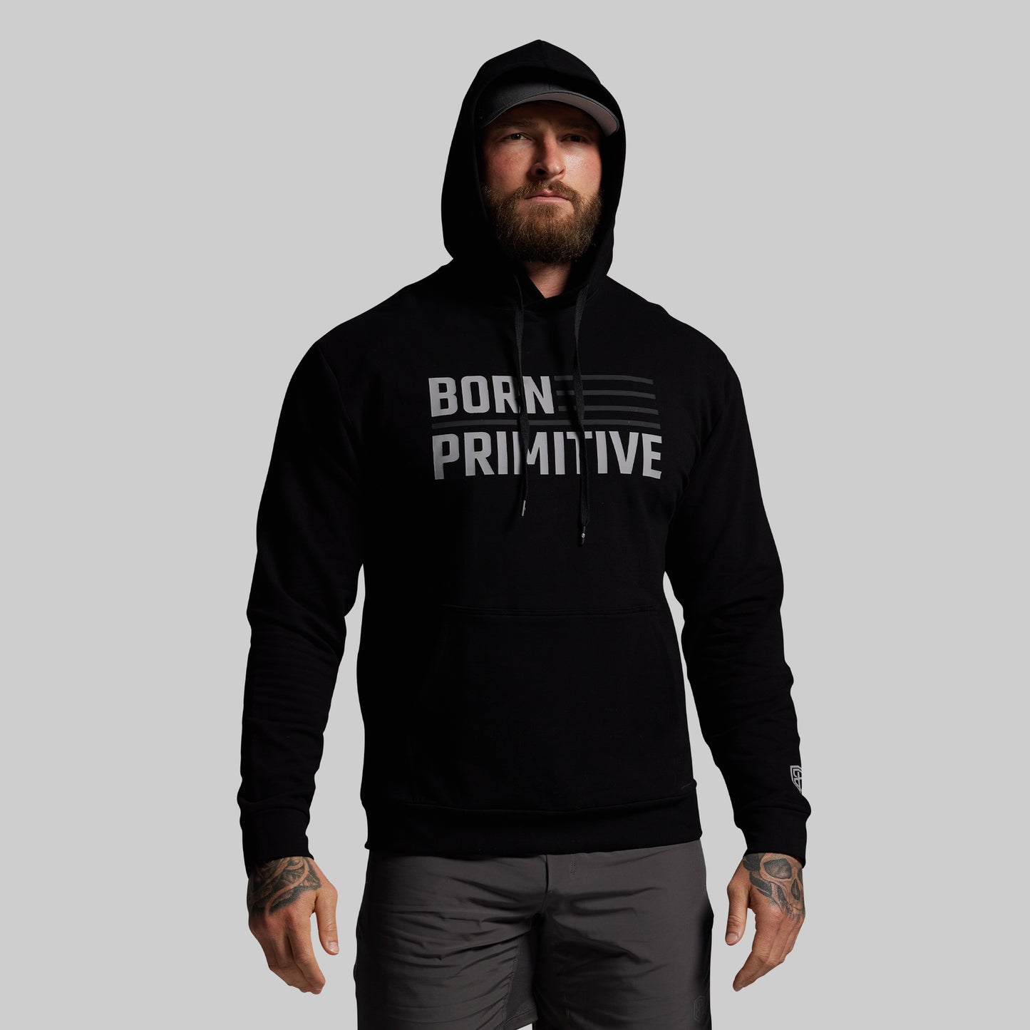 BP Flag Men's Unmatched Hoodie (Black)