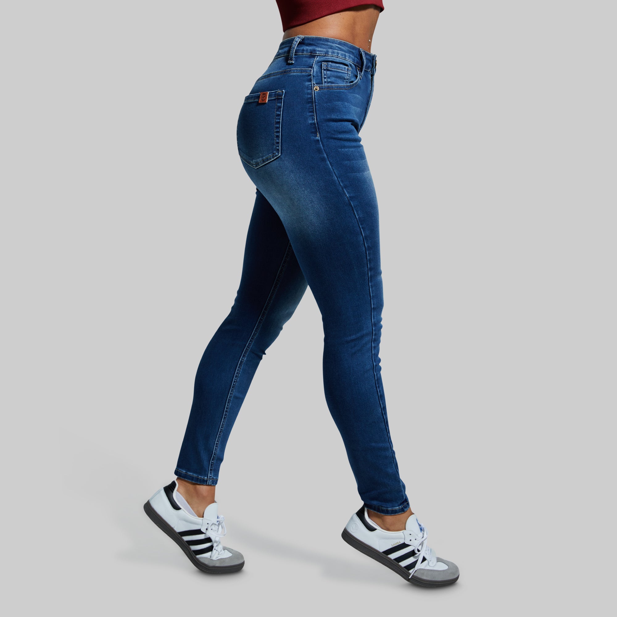 Women's Dark Wash Jeans | Stretchy Denim Jeans – Born Primitive