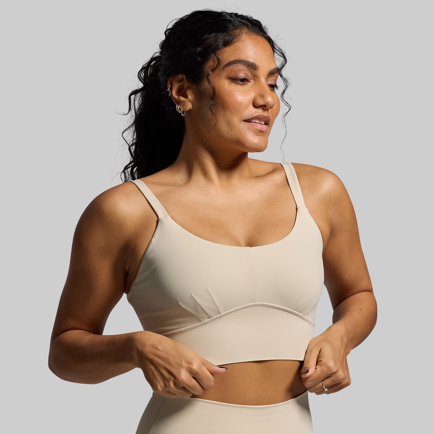 Your Go To Sports Bra (Oatmeal)