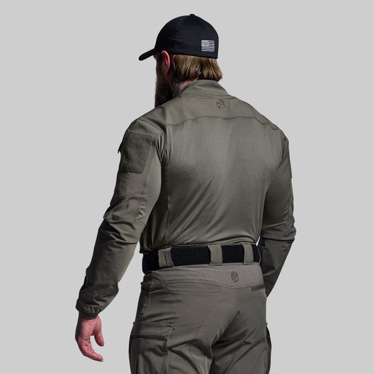 Long Sleeve Op Top (Ranger Green)