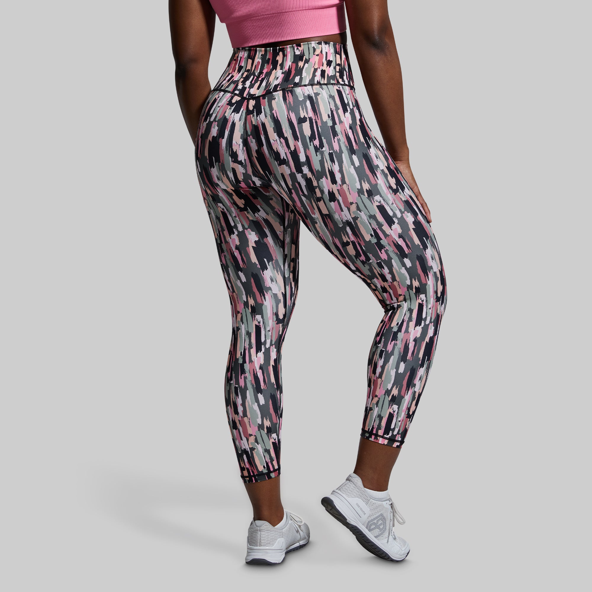 Lululemon Align size 8 High Rise Pant leggings 23” 7/8 Pink Camo EUC