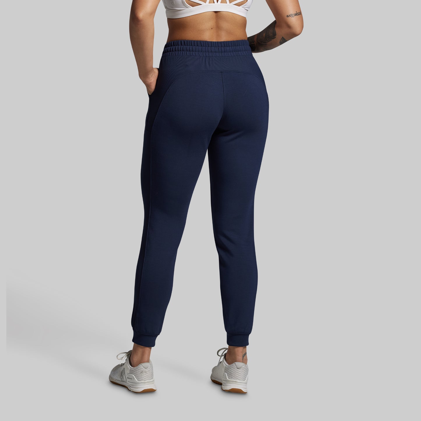 Lounge Lux Quarter Zip Pullover Set (BP Navy)