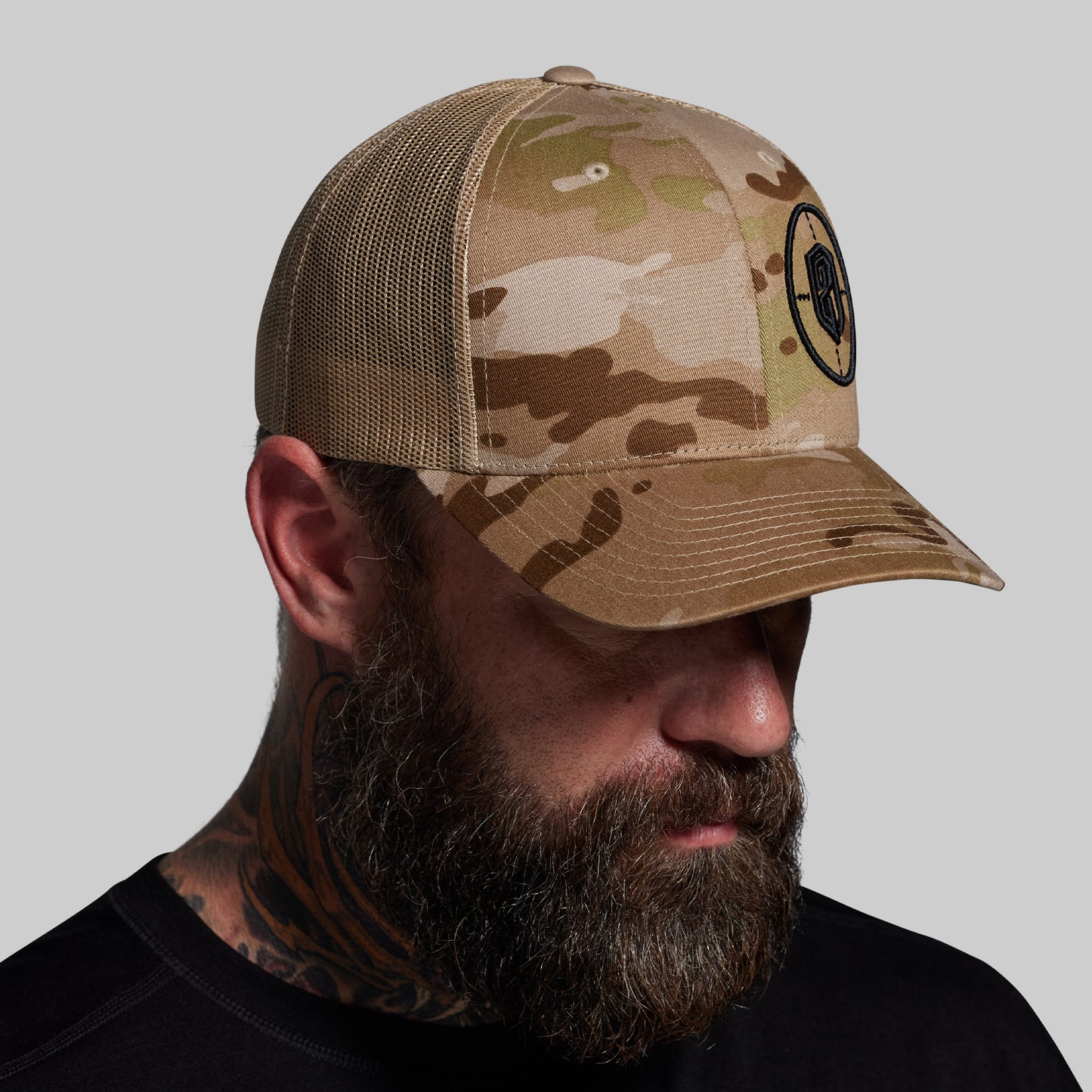 Tactical Trucker Hat (Arid Multicam)