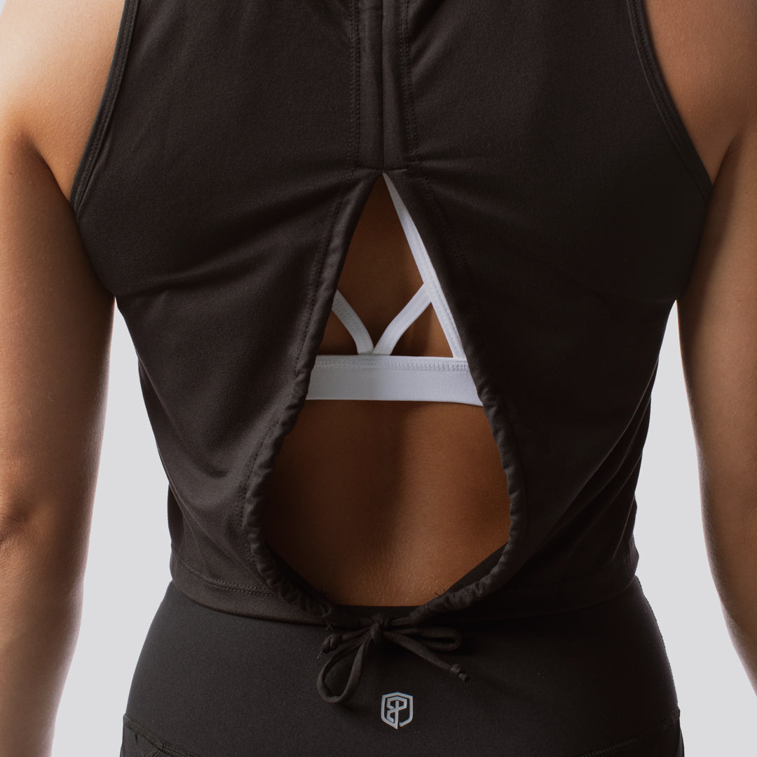 Hurricane Crop Tank (AScudds-Black)