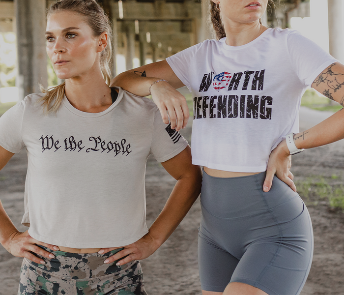 Women's Patriotic Apparel  Patriotic Workout Clothes – Born Primitive