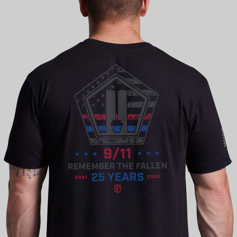 9/11 25 Years Tee (Black)
