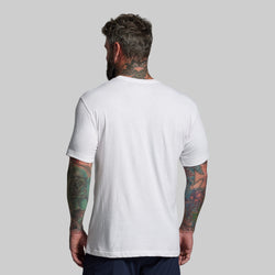 BP Flag Tee (White/Red)