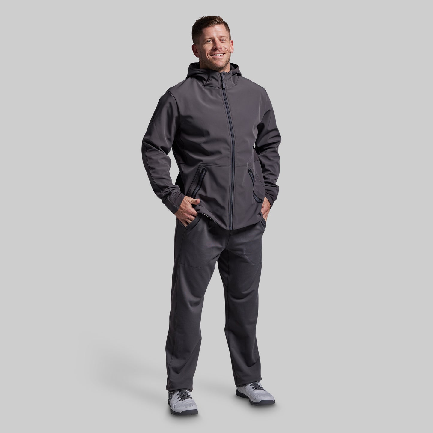 Training Full Zip Hoodie Set (Gunmetal)
