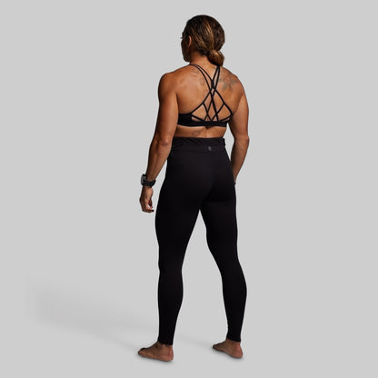 Women's Ridgeline Merino Full Zip Bottom 240 (Black)