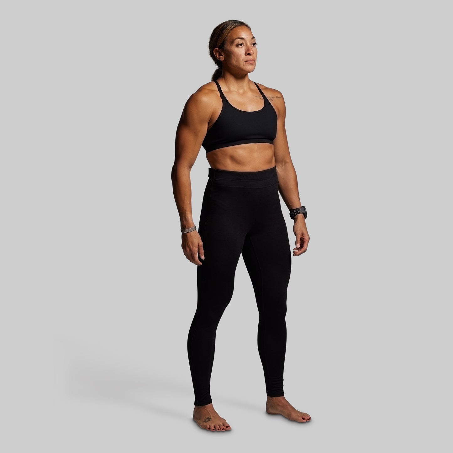 Women's Ridgeline Merino Full Zip Bottom 240 (Black)