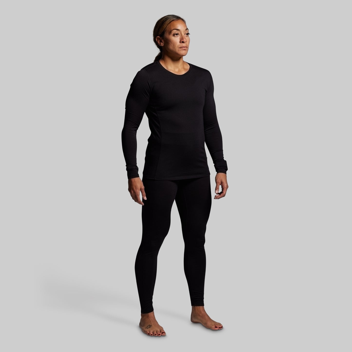 Women's Ridgeline Merino Thermal Top 240 (Black)