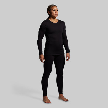 Women's Ridgeline Merino Thermal Top 240 (Black)
