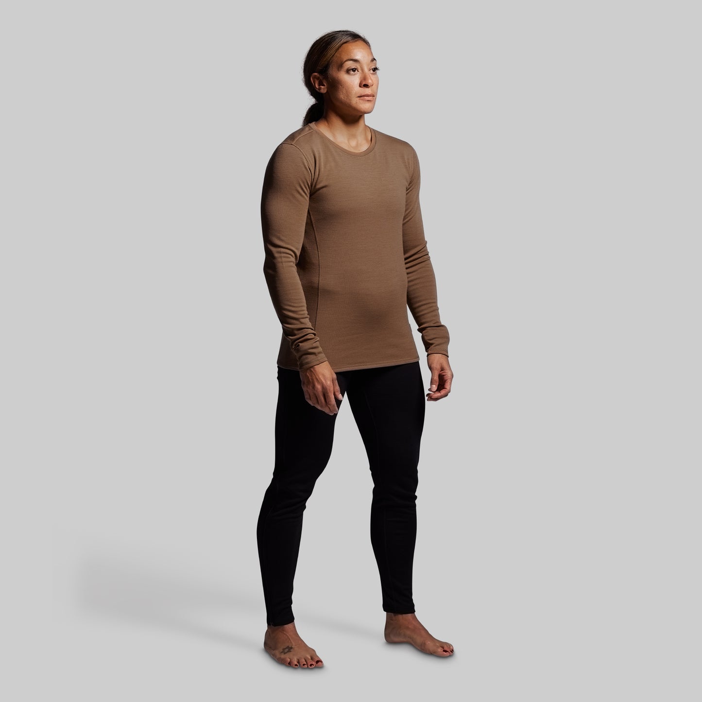 Women's Ridgeline Merino Thermal Top 240 (Coyote Brown)