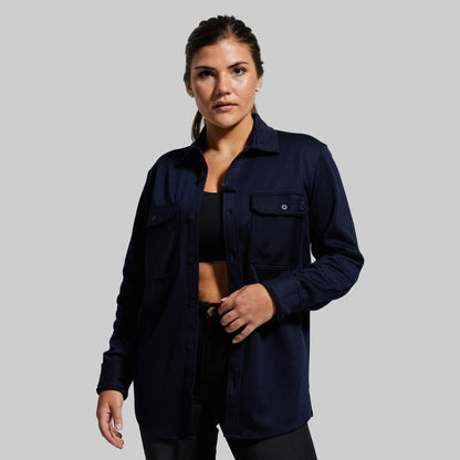 Woodsman Stretchy Flannel (Navy)