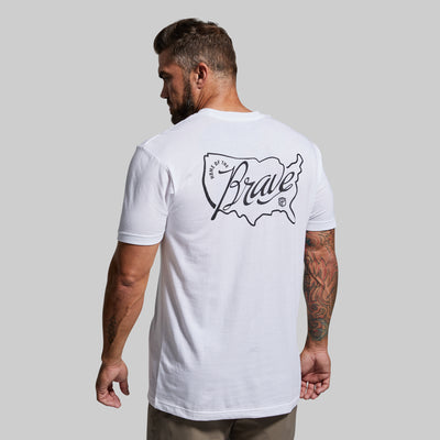 Home of the Brave Tee (White)