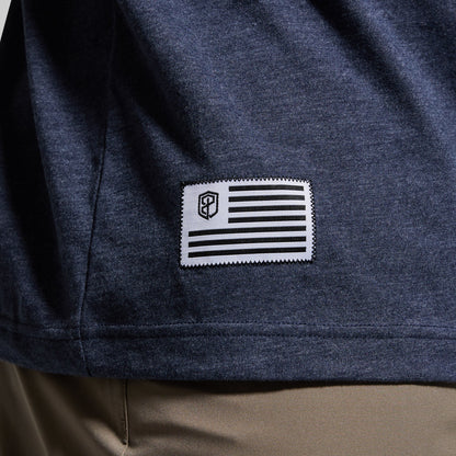 Home of the Brave Tee (Heather Navy)