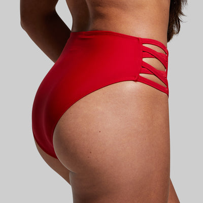 Sandbar Bikini Bottom (Bright Red)