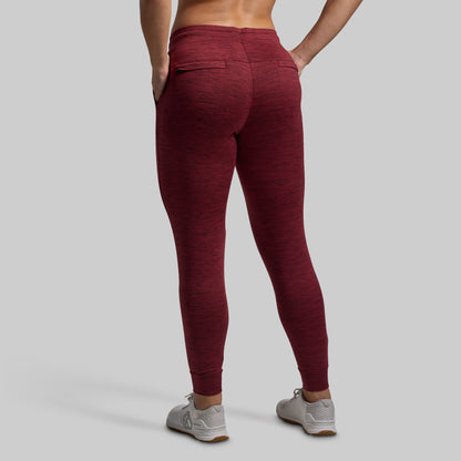 Women's Rest Day Low Rise Athleisure Jogger (Maroon)