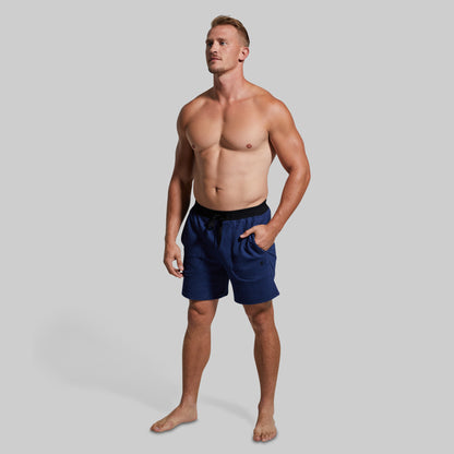 Men's Cloud Short (Heather Midnight Blue)