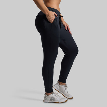 Women's Rest Day Low Rise Athleisure Jogger (Black)