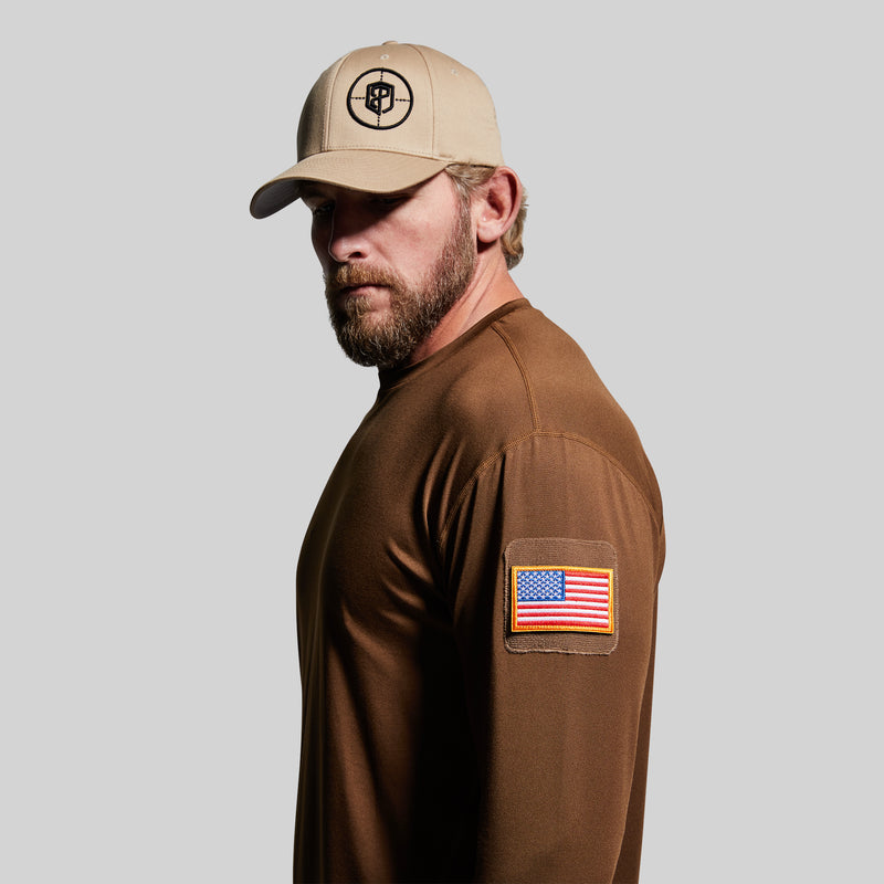 Long Sleeve Range Shirt (Coyote Brown-Velcro)