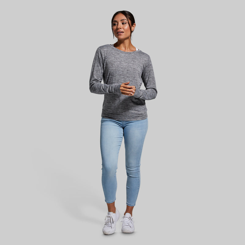 Women's Workout Long Sleeve Shirt  Athleisure Long Sleeve – Born Primitive