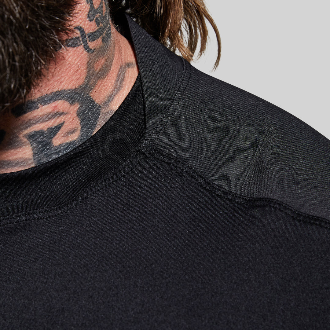 Long Sleeve Op Top (Black) – Born Primitive