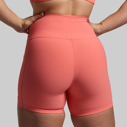 All or Nothing Short (Hot Peach)