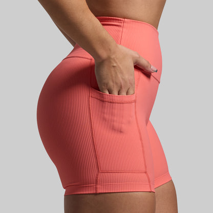 All or Nothing Short (Hot Peach)