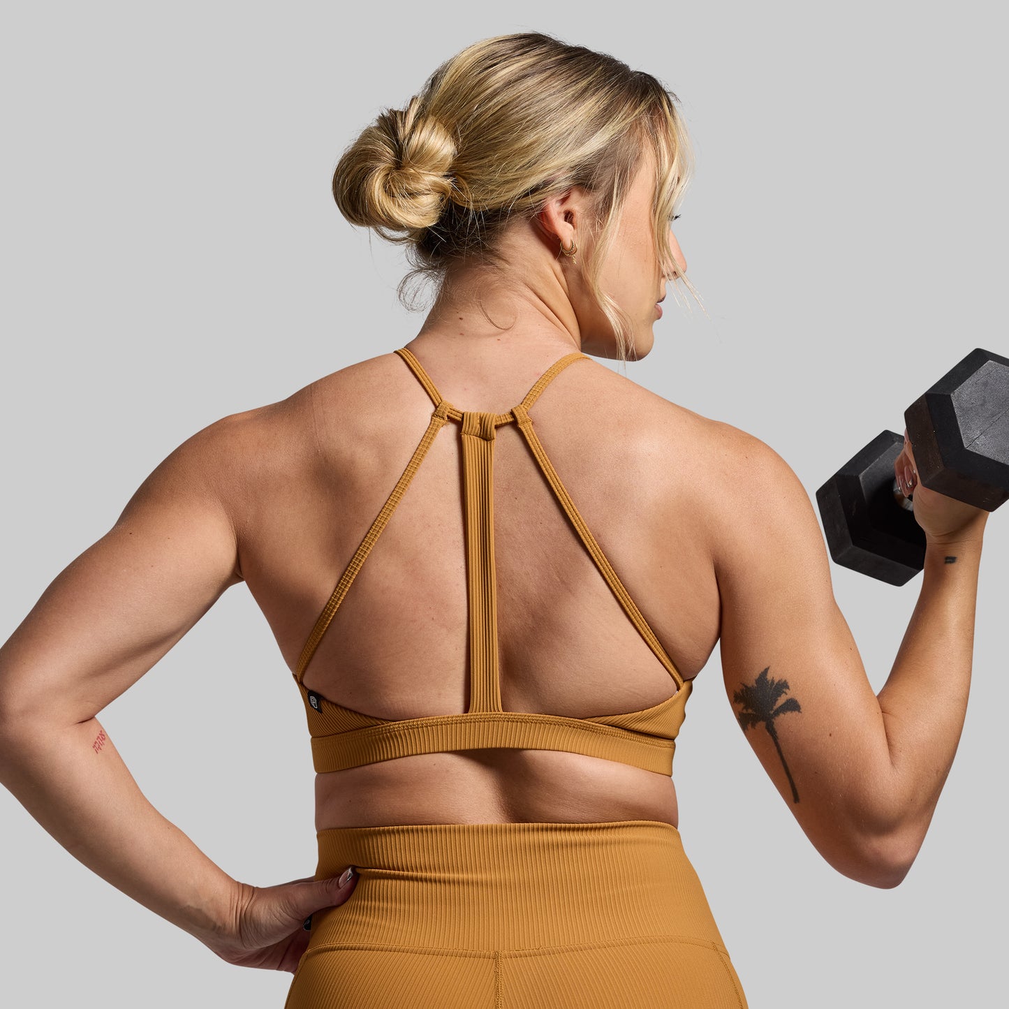 Break the Limits Sports Bra (Biscuit)