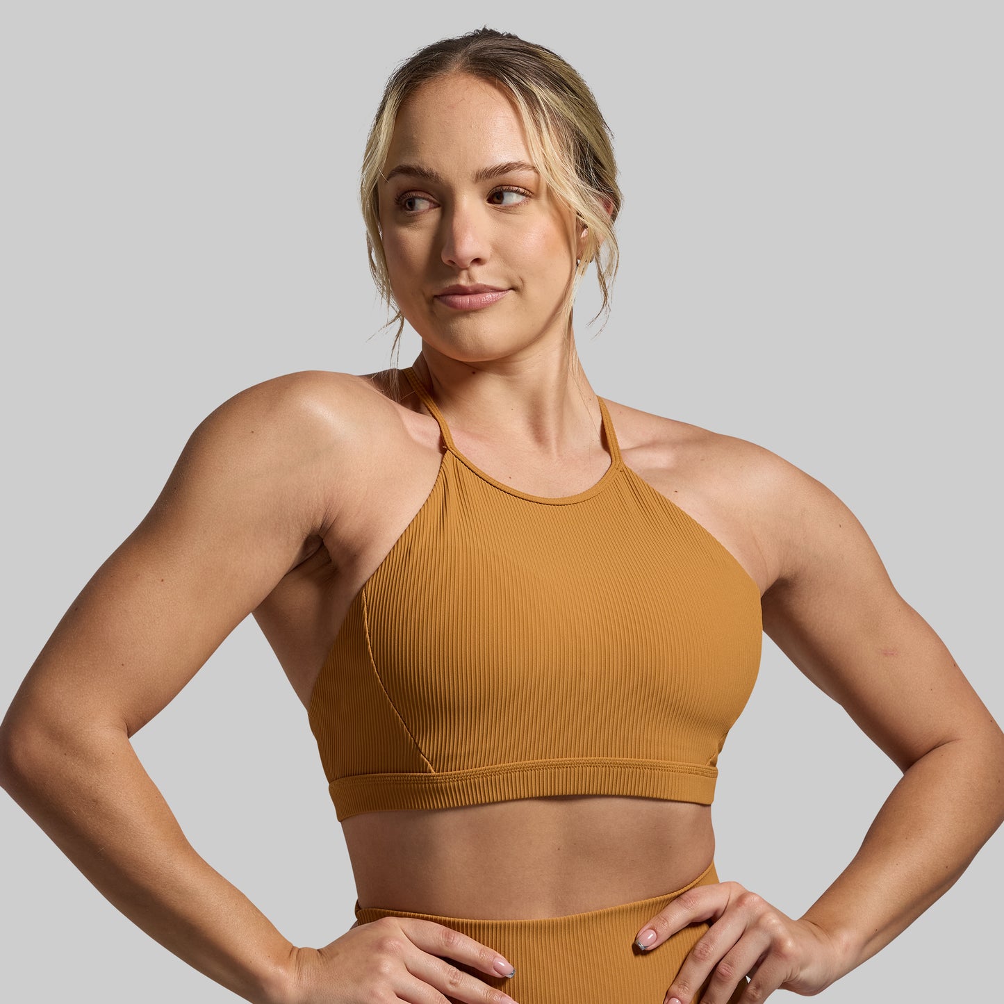 Break the Limits Sports Bra (Biscuit)