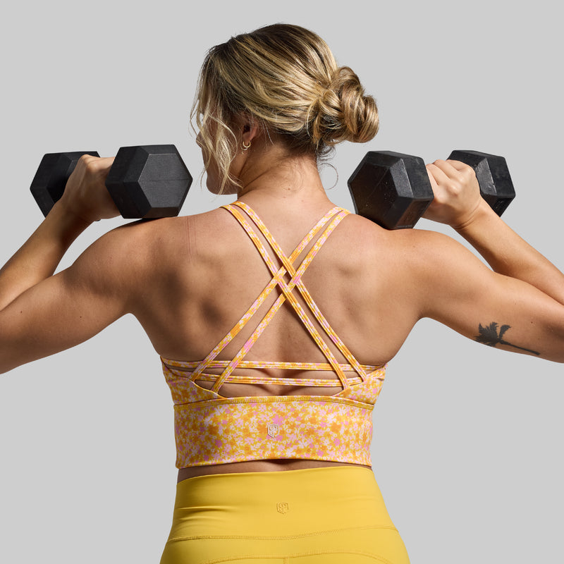 Crossfire Sports Bra (Flower Power)