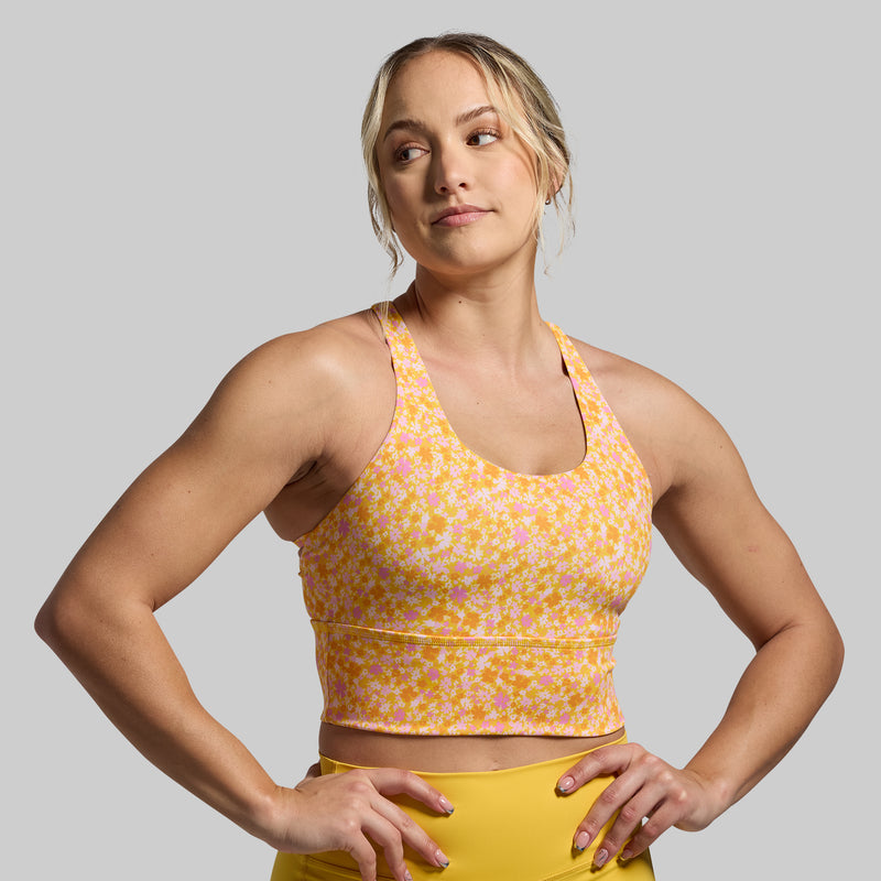 Crossfire Sports Bra (Flower Power)