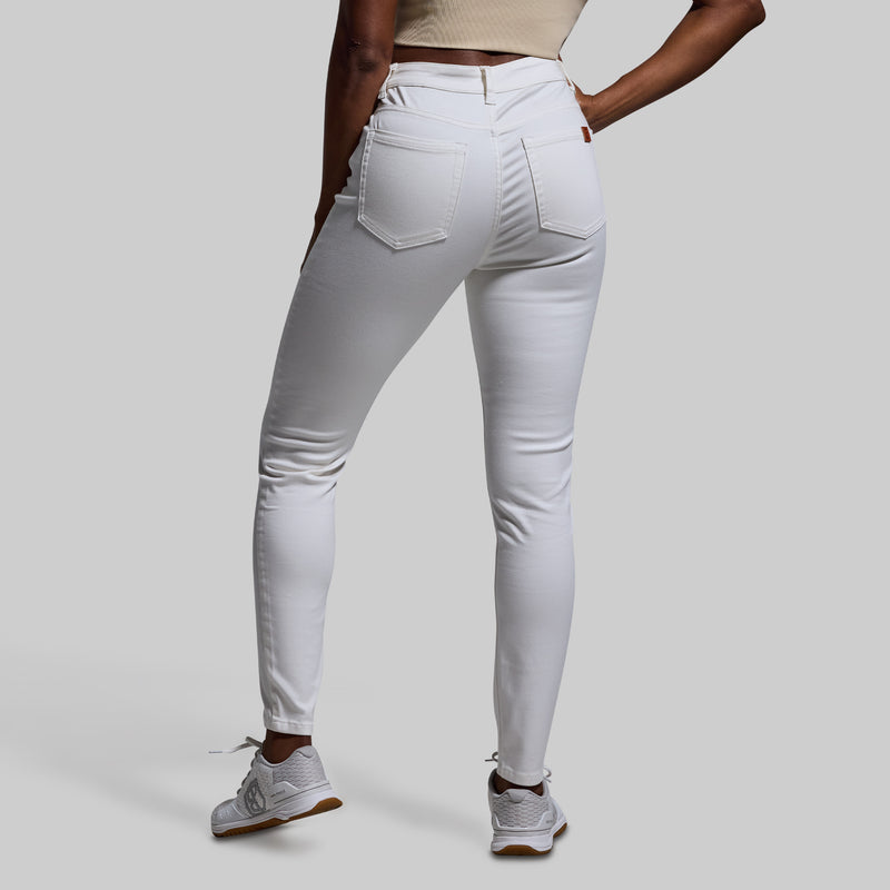 FLEX Stretchy High-Rise Skinny Jean (White)