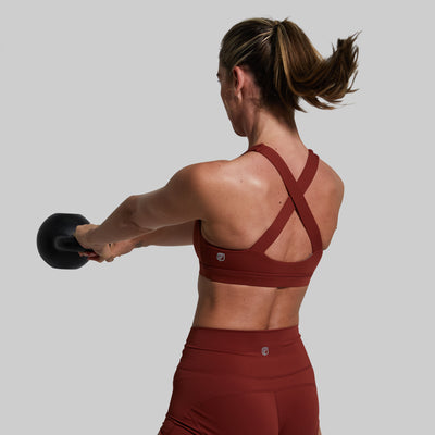 Your Essential Sports Bra (Brick Red)