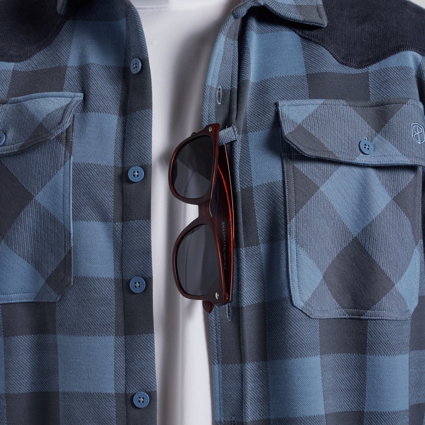 Rugged Woodsman Stretchy Flannel (Overcast)