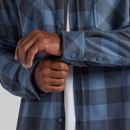 Rugged Woodsman Stretchy Flannel (Overcast)
