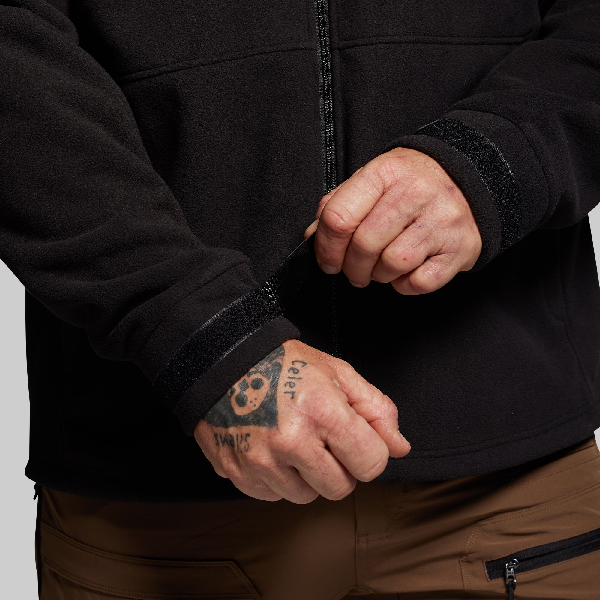 Headwind Fleece Jacket (Black) – Born Primitive