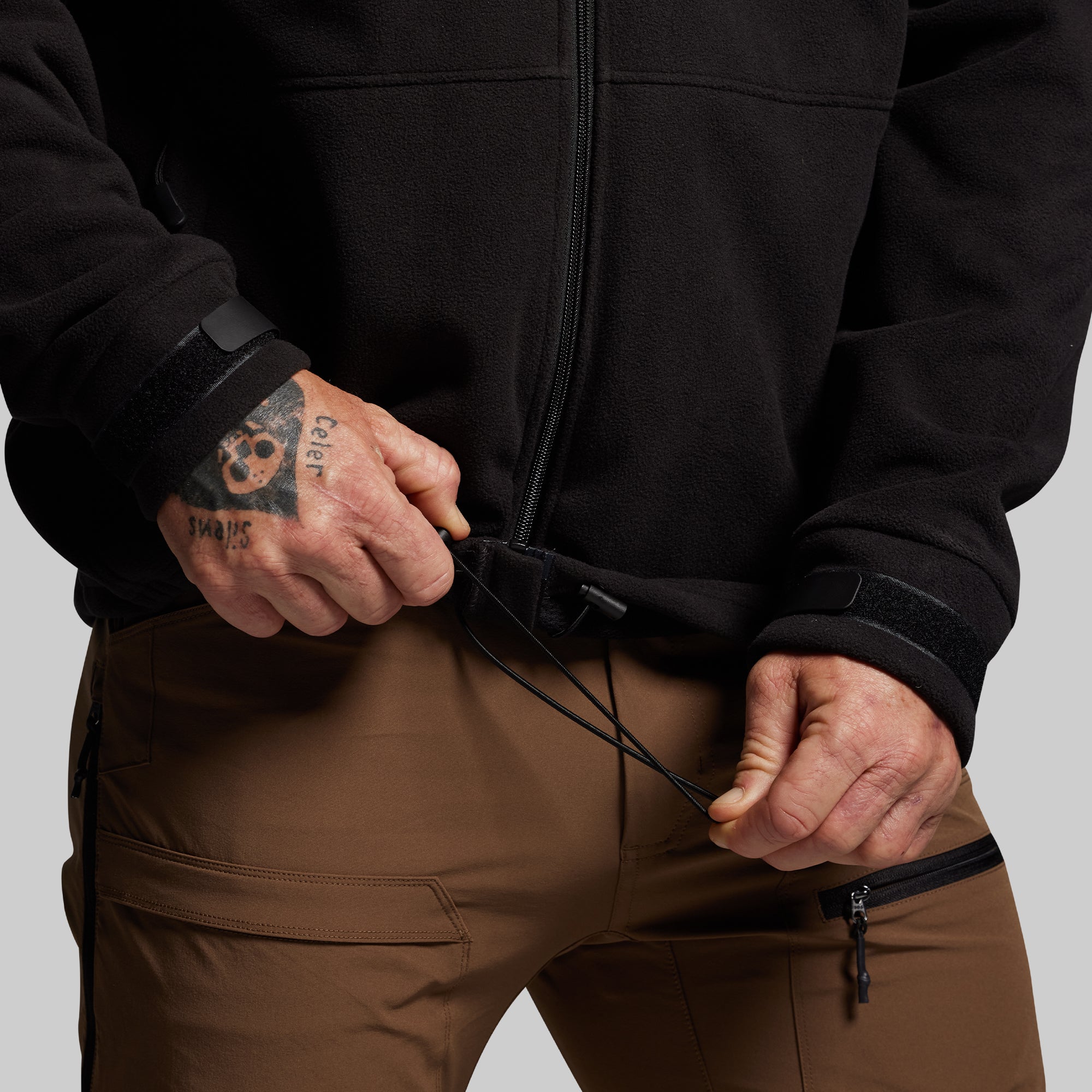 Headwind Fleece Jacket (Black) – Born Primitive